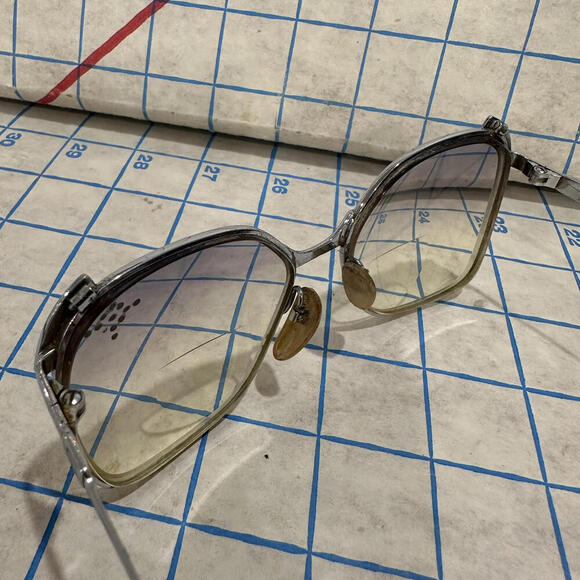 Vintage Square Frames Oversized Glasses Jeweled - Picture 11 of 15